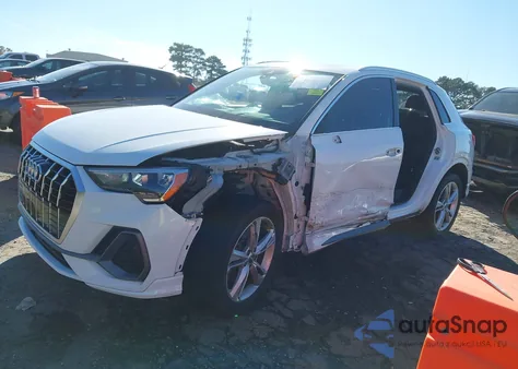 2020 Audi Q3 Premium 45 Tfsi S Line Quattro Tiptronic z USA, uszkodzony, nr VIN WA1DECF39L1046764